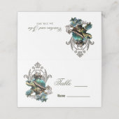 Unieke steampunk schildpad. plaatskaartje (Buitenkant ongevouwen)