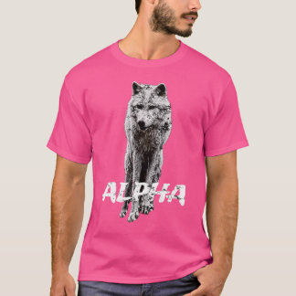 Unieke Sterke Alpha Wolf Canis Lupis T-shirt