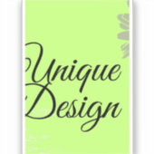 Unieke sticker (Voorkant)