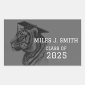 Unieke Sticker met Afstuderen envelopsluiting (Voorkant)