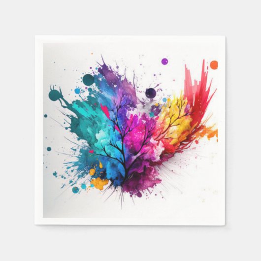 Unieke stijl papieren servetten (Voorkant)