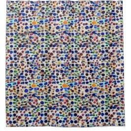 Unieke stijl polka stippen in oosterse stijl douchegordijn