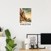 Unieke stijl Poster illustratie Pakistan (Thuiskantoor)