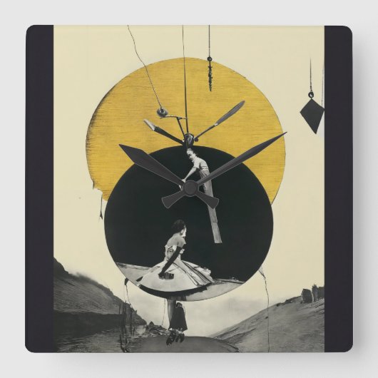 Unieke stijl wandklok, wandklok (Voorkant)