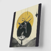 Unieke stijl wandklok, wandklok (Hoek)