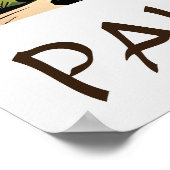 Unieke  stijlillustratie Pakistaans Poster (Hoek)