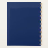 Unieke stijlvolle Abstracte kleurrijke regenboog k Planner (Achterkant)