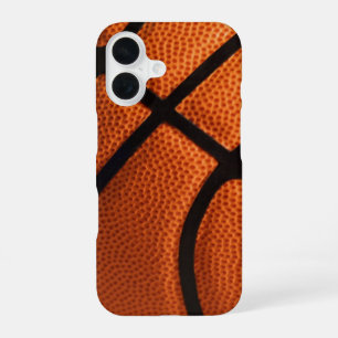 Unieke stijlvolle basketbal iPhone 16 hoesje