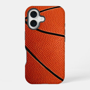 Unieke stijlvolle basketbal iPhone 16 hoesje