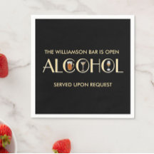 Unieke Stijlvolle Bier Wijn Martini Naam