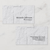 Unieke stijlvolle muursteen visitekaartje (Voorkant / Achterkant)