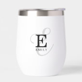 Unieke stijlvolle naam en monogram typografie (Links)