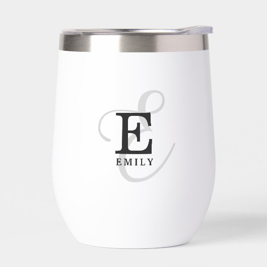 Unieke stijlvolle naam en monogram typografie (Links)