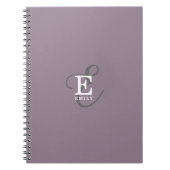 Unieke stijlvolle naam en monogram typografie Paar Notitieboek (Voorkant)