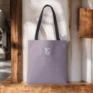 Unieke stijlvolle naam en monogram typografie Paar Tote Bag