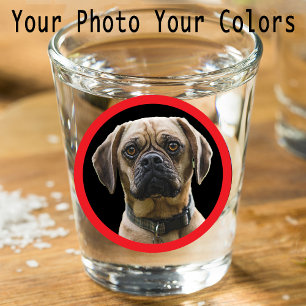 Unieke Stocking Stuffer Hondenliefhebber Foto Gift Shot Glas