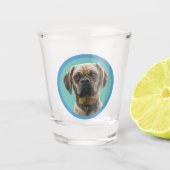 Unieke Stocking Stuffer voor Hondenliefhebber Foto Shot Glas (Voorkant)