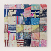 Unieke stof: Bangkok handgemaakte dekens Legpuzzel (Horizontaal)