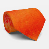 Unieke stropdassen Mannen stropdas oranje stropdas (Opgerold)