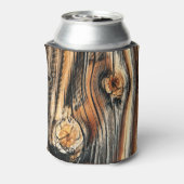 Unieke structuurkool voor boomschors blikjeskoeler (Blikje Achterkant)