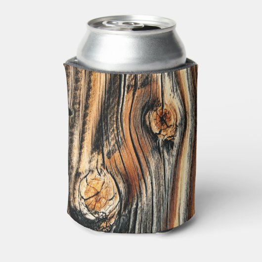 Unieke structuurkool voor boomschors blikjeskoeler (Blikje Achterkant)