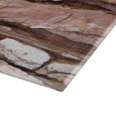 Unieke structuurkool voor boomschors snijplank (Hoek)