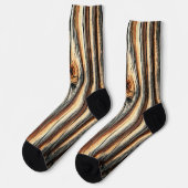 Unieke structuurkool voor boomschors sokken (Links)