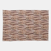 Unieke structuurkool voor boomschors theedoek (Horizontaal)