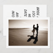 UNIEKE SUMMER WEDDING INVITATION KAART (Voorkant / Achterkant)