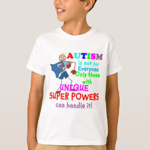 Unieke Super Powers Autisme T-shirt