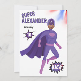 Unieke superheld Amazing Boy Fabulous Birthday Kaart