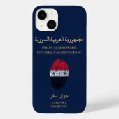 Unieke Syrische reispas — Souvenir afdrukken Case-Mate iPhone Case (Achterkant)