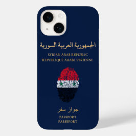 Unieke Syrische reispas — Souvenir afdrukken Case-Mate iPhone 14 Hoesje