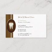 Unieke tandarts visitekaartje (Voorkant)