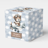 Unieke Teddy Bear Pilot Douche Baby Favoriet Box Bedankdoosjes (Voorkant Zijde)