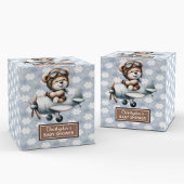 Unieke Teddy Bear Pilot Douche Baby Favoriet Box Bedankdoosjes