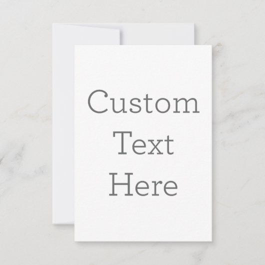 8.9 x 12.7 cm Enkele bedankkaart (Voorkant)