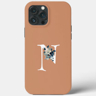 Unieke tekst met schattige blauwe bloemen Matig ro Case-Mate iPhone Case