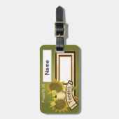 Unieke Tennis-illustratie Bagagelabel (Voorkant verticaal)