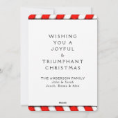 Unieke tenniskerst feestdagenkaart (Achterkant)