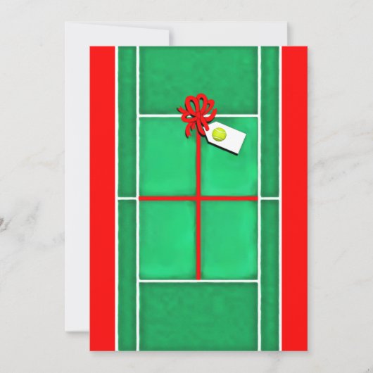 Unieke tennisvakantiegift Kaarten (Voorkant)