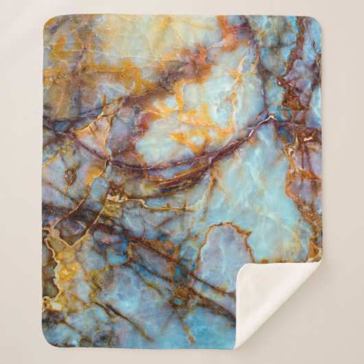 unieke textuur van natuursteen - marmer , onyx , g sherpa deken (Voorkant)