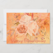 Unieke Thanksgiving Bloemengroet Feestdagenkaart (Voorkant)