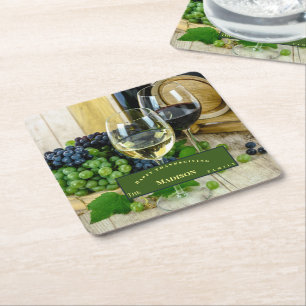 Unieke Thanksgiving personaliseren Kartonnen Onderzetters