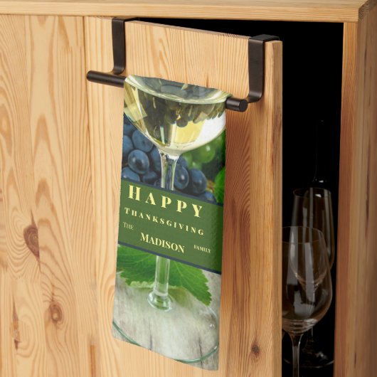 Unieke Thanksgiving personaliseren Theedoek (Derde Gevouwen)