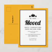 Unieke Thanksgiving Vakantie Bewegende Aankondigin Briefkaart (Voorkant / Achterkant)