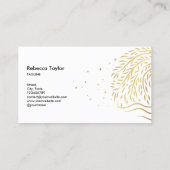 Unieke therapeut Life Coach Willow Tree of Life Visitekaartje (Achterkant)