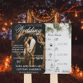 Unieke Tijdlijn Tijdlijn Trouwprogramma's Hand Fan Handwaaier