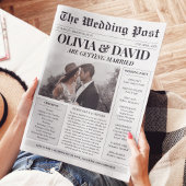 Unieke tijdlijn van het huwelijksprogramma van de 