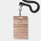 Unieke toegang tot unieke Wooden Custom Event Badge (Back with Lanyard)